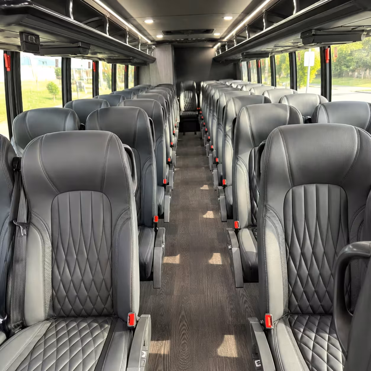 25 passenger minibus inside