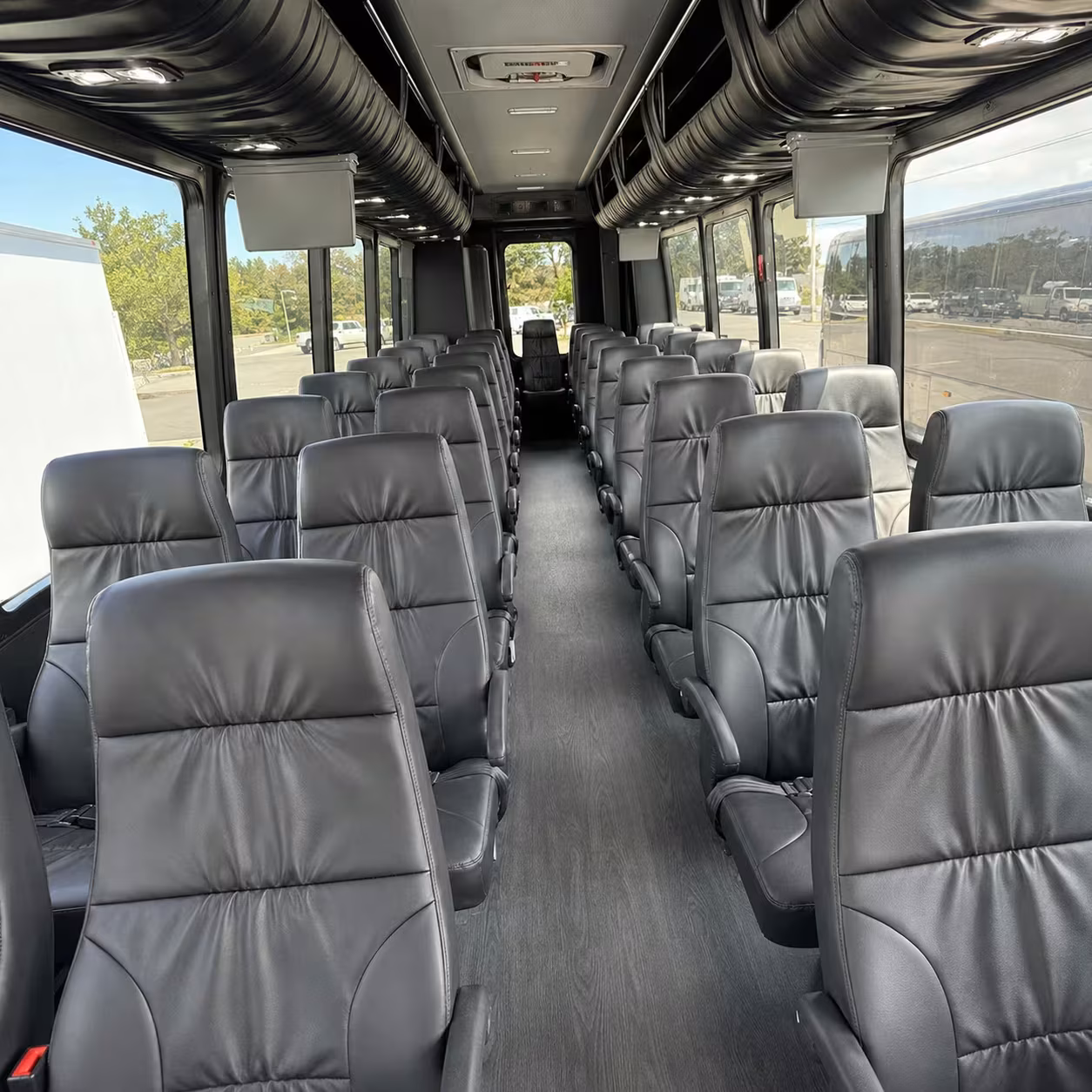 28 passenger minibus interior