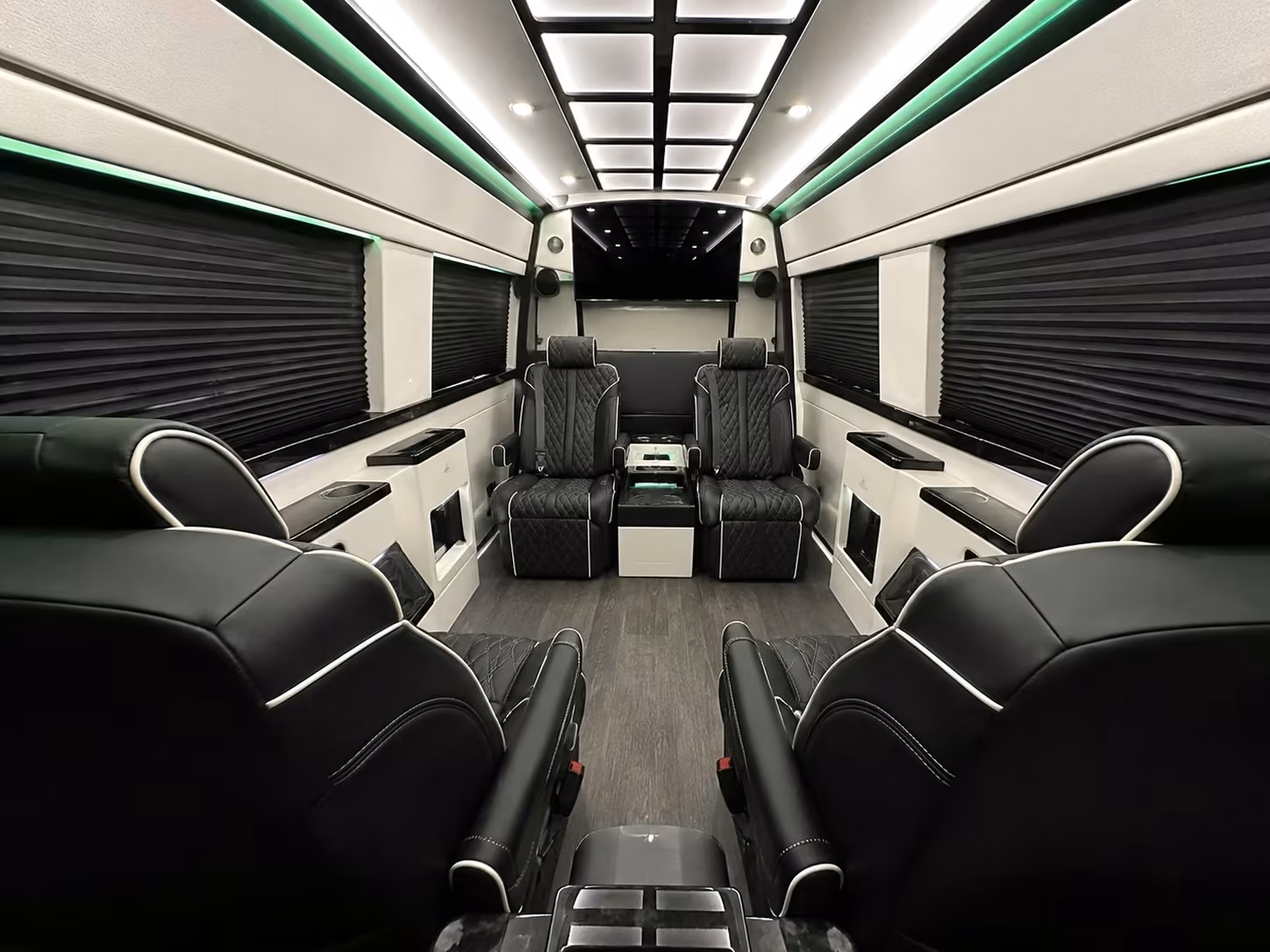 sprinter van with driver interior