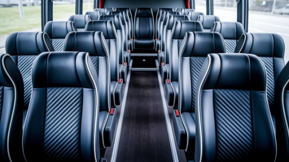 fremont 15 passenger minibus inside