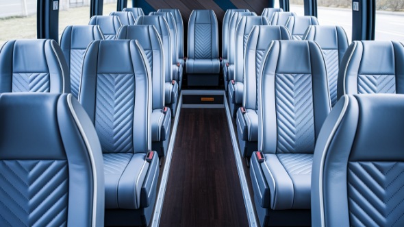 fremont 15 passenger minibus interior