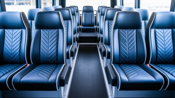 fremont 18 passenger minibus inside