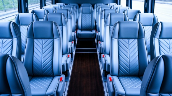 fremont 18 passenger minibus interior