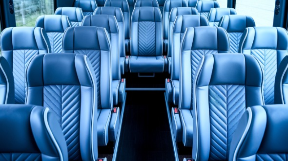 fremont 20 passenger minibus interior