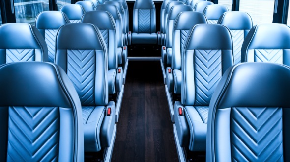 fremont 28 passenger minibus inside