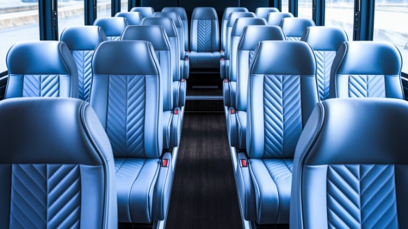 fremont 30 passenger minibus interior
