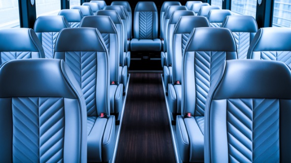 fremont 35 passenger minibus interior