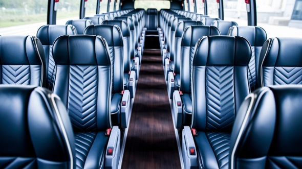 fremont 50 passenger charter bus inside