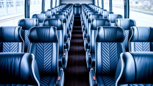 fremont 54 passenger charter bus inside
