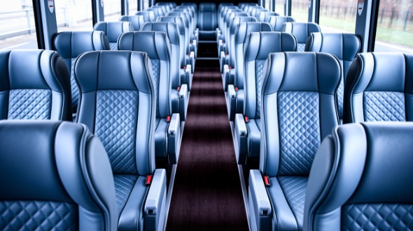 fremont 54 passenger charter bus interior
