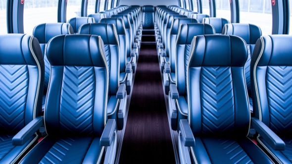 fremont 56 passenger charter bus rental