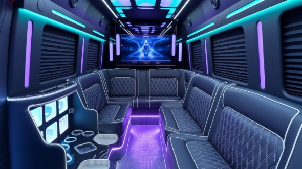 fremont party bus rental inside