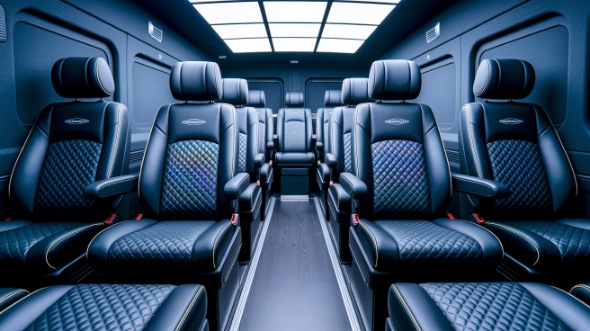 fremont sprinter van with driver interior